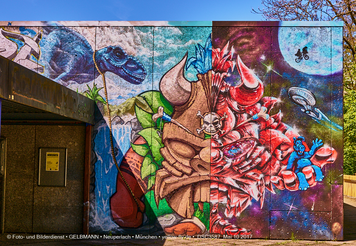 21.03.2017 - Abrissbaustelle Quiddezentrum in Neuperlach